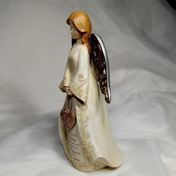 Youngs Inc. Angel Figurine Gold Heart - Picture 8 of 9